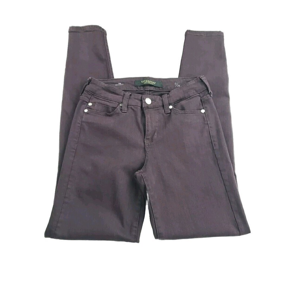 Liverpool Los Angeles - THE SKINNY Womens Dark Purple Jeans - Size 0/25